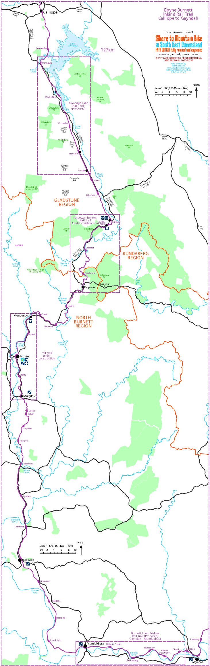 Boyne Burnett Inland Rail Trail, Gladstone / North Burnett