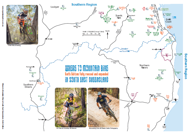 Southern Region Contents Map