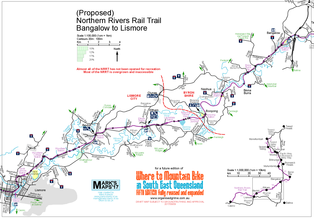 Northern Rivers Rail Trail, Lismore, NSW