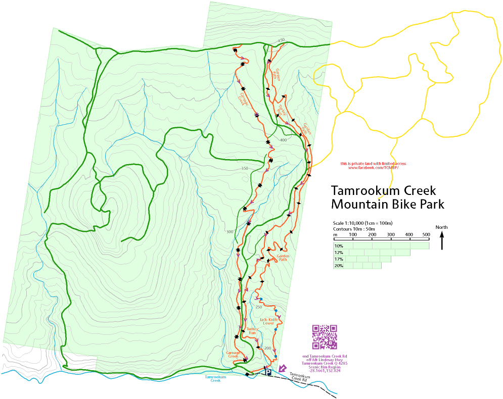 Tamrookum Creek Mountain Bike Park, Scenic Rim
