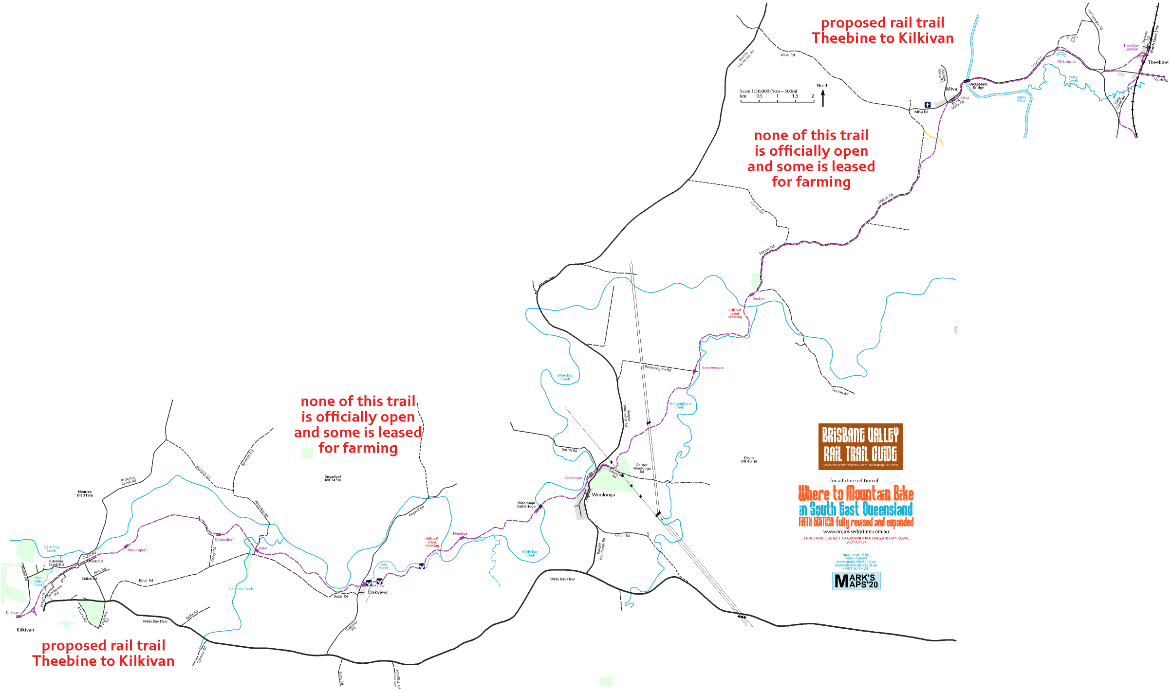 Proposed Theebine Kilkivan Rail Trail, Gympie Region